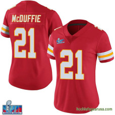 Womens Kansas City Chiefs Trent Mcduffie Red Limited Team Color Vapor Untouchable Super Bowl Lvii Patch Kcc216 Jersey C3122